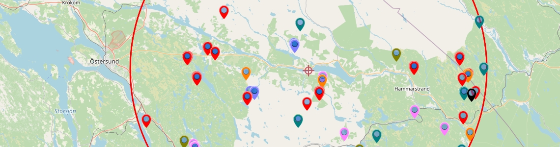 Karta från Silvaboreal.